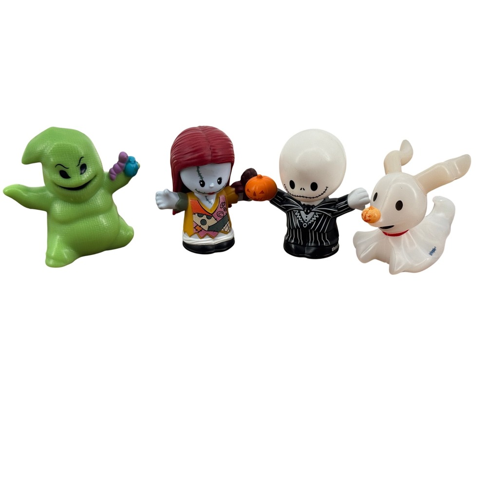 Fisher-Price Little People Nightmare Before Christmas Jack Sally Oogie Zero Set